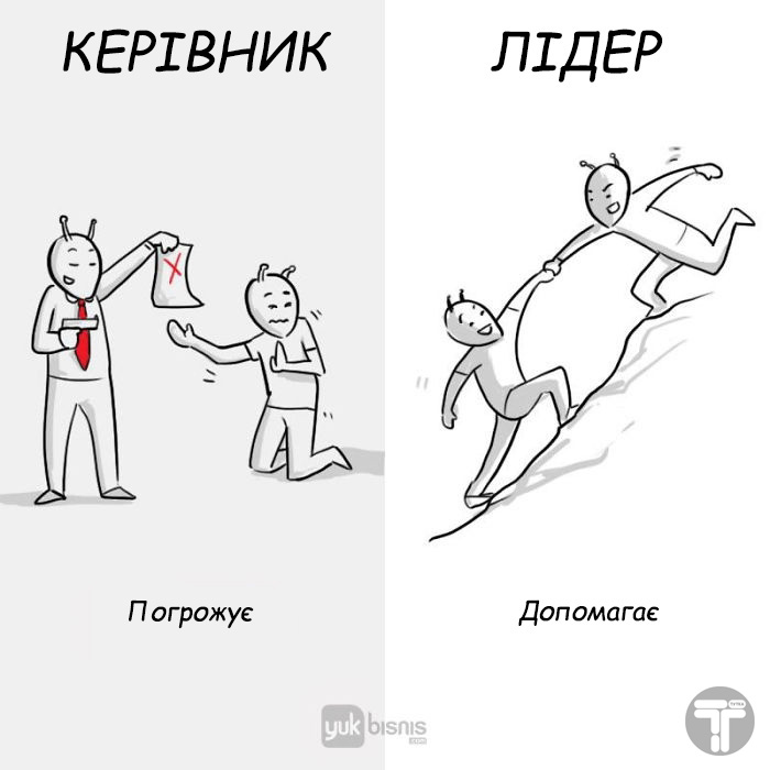 La différence entre un patron et un vrai leader 8 картинок о том, в чем разница между боссом и настоящим лидером