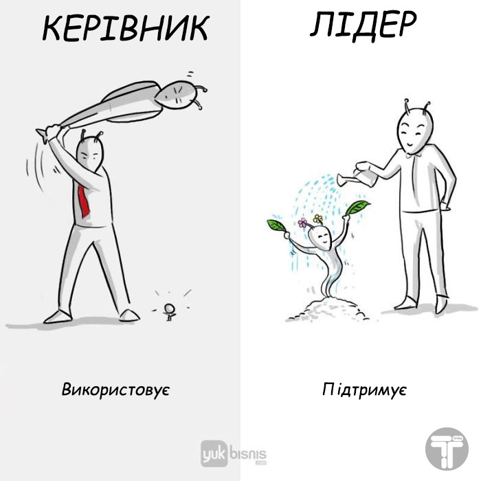 La différence entre un patron et un vrai leader 8 картинок о том, в чем разница между боссом и настоящим лидером