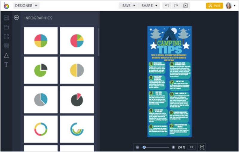 BeFunky - Outils gratuits pour créer des infographies BeFunky - Инструменты для создания инфографики