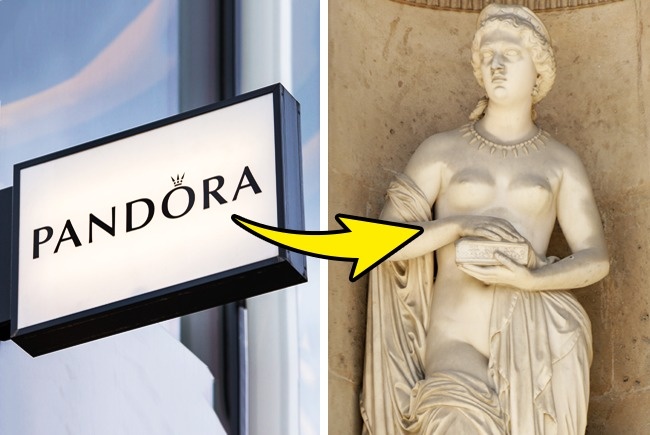 Pandora - Logos que vous ne connaissiez même pas Pandora - Смысл логотипов брендов