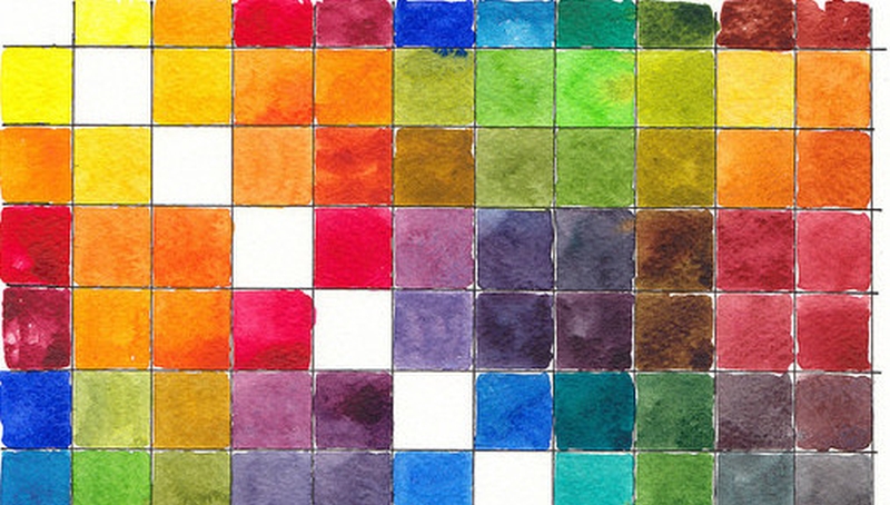 Berceaux utiles mélanger les couleurs Таблица смешивания цветов