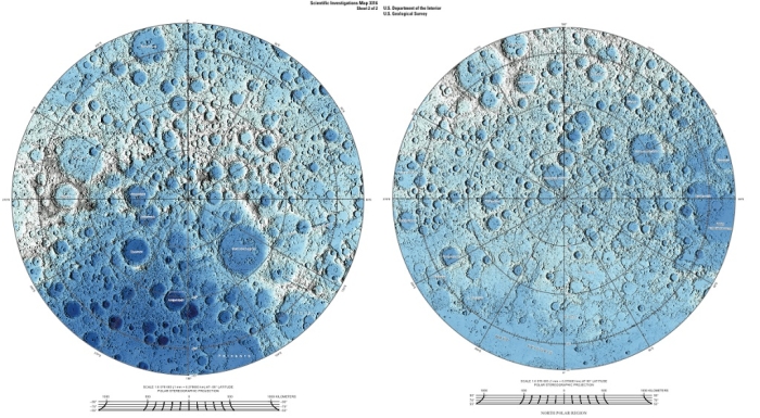Sverhpodrobnye cartes de la surface lunaire