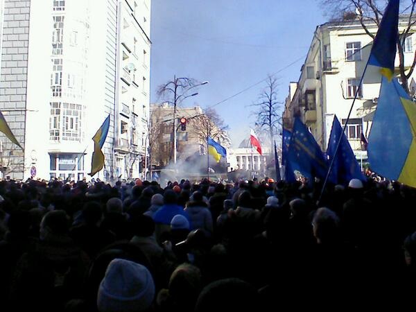 Chronique du centre de Kiev sur Février 18-20