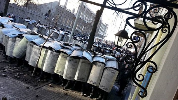 Chronique du centre de Kiev sur Février 18-20