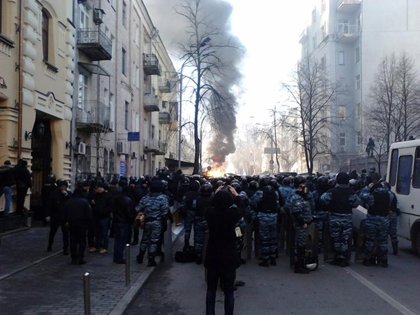 Chronique du centre de Kiev sur Février 18-20