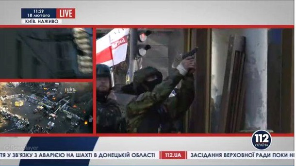 Chronique du centre de Kiev sur Février 18-20