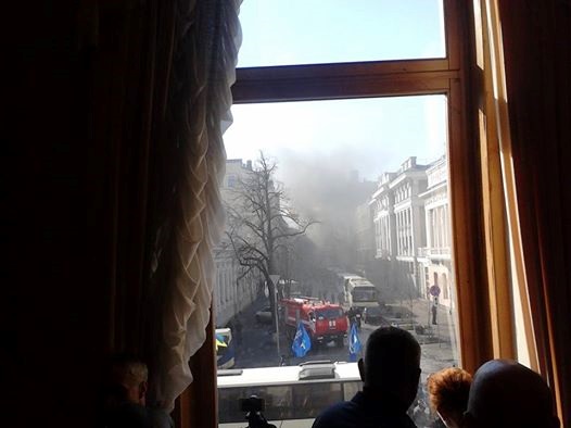 Chronique du centre de Kiev sur Février 18-20