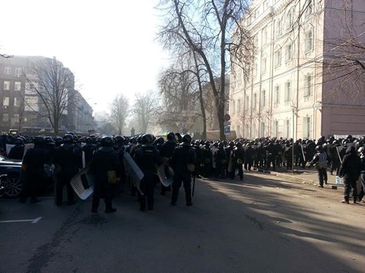Chronique du centre de Kiev sur Février 18-20
