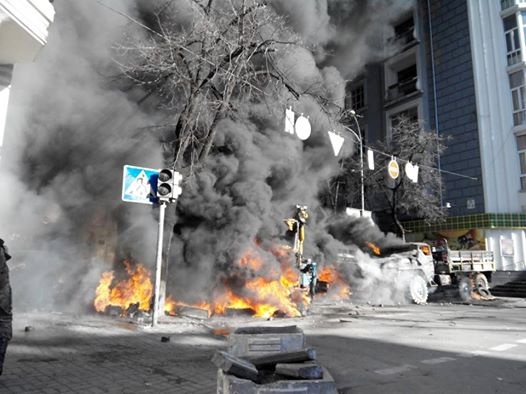 Chronique du centre de Kiev sur Février 18-20
