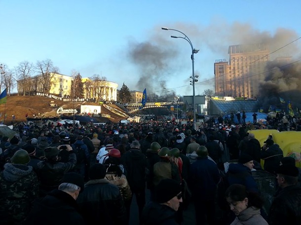 Chronique du centre de Kiev sur Février 18-20