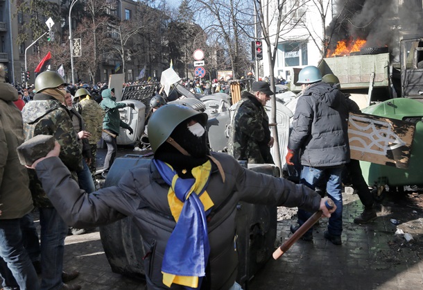 Chronique du centre de Kiev sur Février 18-20