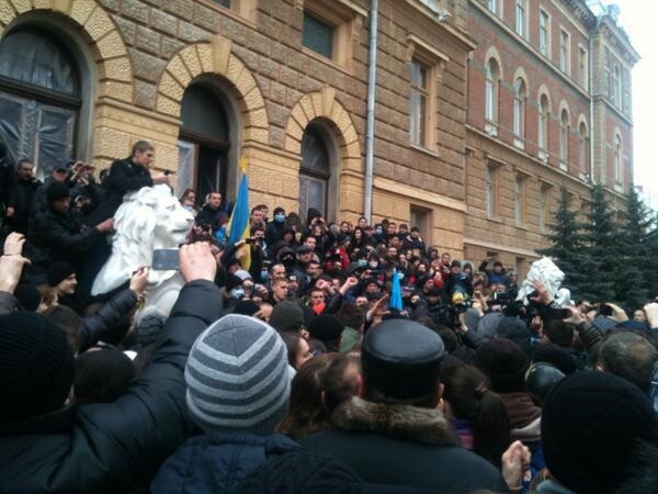 Chronique du centre de Kiev sur Février 18-20