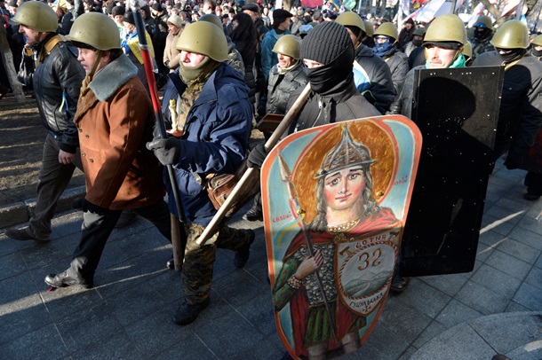 Alors que la guerre. Événements à Kiev Photo-chroniques 18 Février Как на войне. Фотохроники событий в Киеве 18 февраля