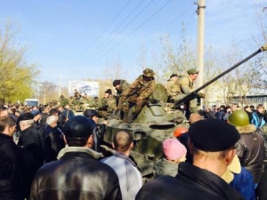 Dans Kramatorsk entré matériel militaire, - les médias