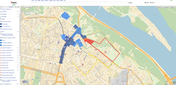 В сети появилась интерактивная карта перемещений манифестантов и силовиков по Киеву