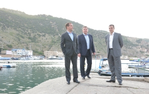 Medvedev a visité Balaklava