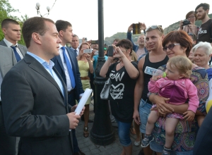 Medvedev a visité Balaklava