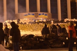 Exactement: les militants ont pris d'assaut le RSA et barricades à montage. Reportage photo + VIDEO
