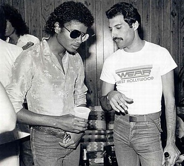 Michael Jackson et Freddie Mercury