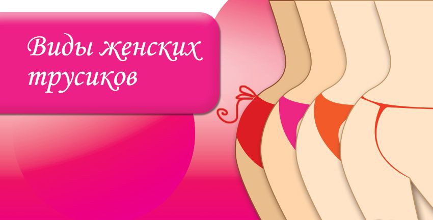 Types de culottes pour femmes Виды женских трусиков
