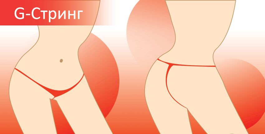 G-String - Types de culottes pour femmes G-Стринг - Виды женских трусиков