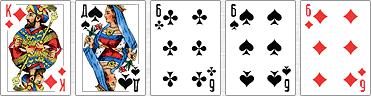 3 cartes de la même valeur