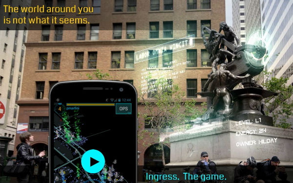 Ingress, виртуально-реальная игра от Google