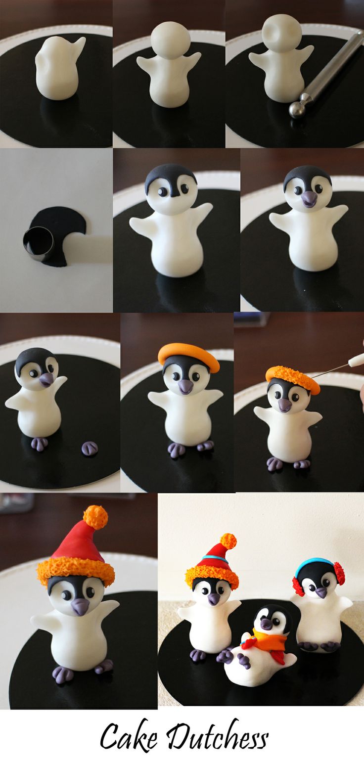 Пингвинчик - Идеи для пластилиновых игрушек