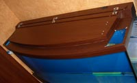 Faire le couvercle pour 400l. aquarium ovale avec leurs propres mains.
