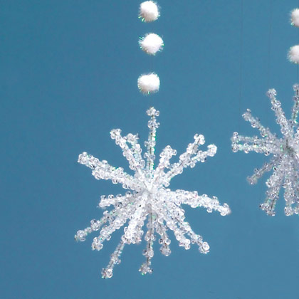 flocon de neige propres mains