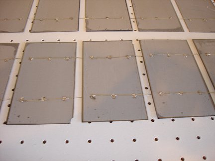 soudure des cellules solaires