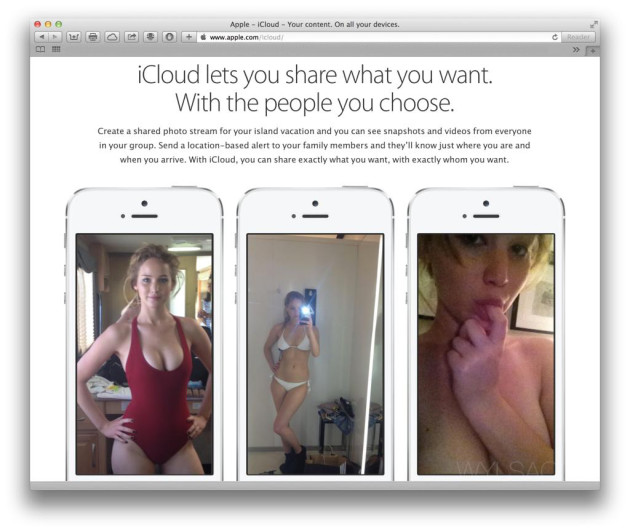 Les pirates ont fait irruption dans iCloud et affichés sur le réseau 100 photos intimes de stars d'Hollywood Хакеры взломали iCloud и выложили в Сеть интимные фото 100 голливудских звезд