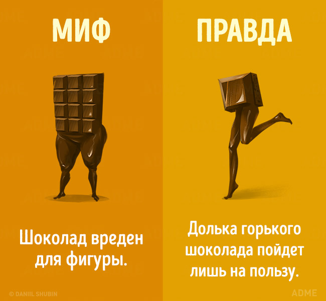 Mythes sur l'alimentation saine Мифы о здоровом питании