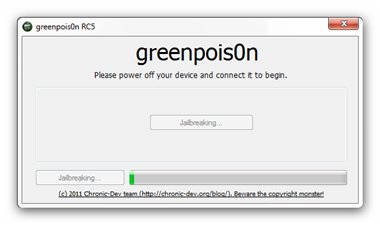 GreenPois0n, Jailbreak pour iPhone 4, 3Gs, iPad