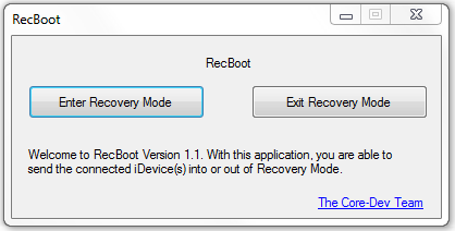 Imprimer l'iPhone à partir du mode de récupération (iTunes oshibki 1015) Выводим iPhone из Recovery Mode (iTunes oшибка 1015)