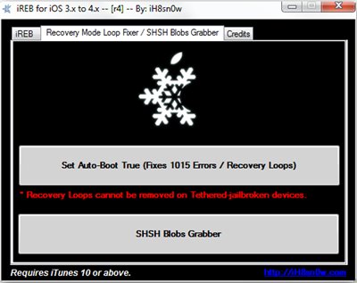 Imprimer l'iPhone à partir du mode de récupération (iTunes oshibki 1015) Выводим iPhone из Recovery Mode (iTunes oшибка 1015)