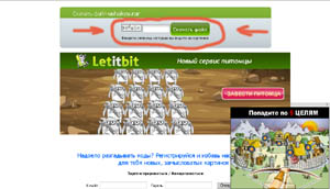 Entrez le code et cliquez sur le bouton