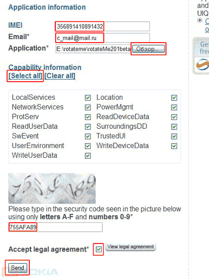 programmes de signature en ligne pour Symbian Online подпись программ для Symbian