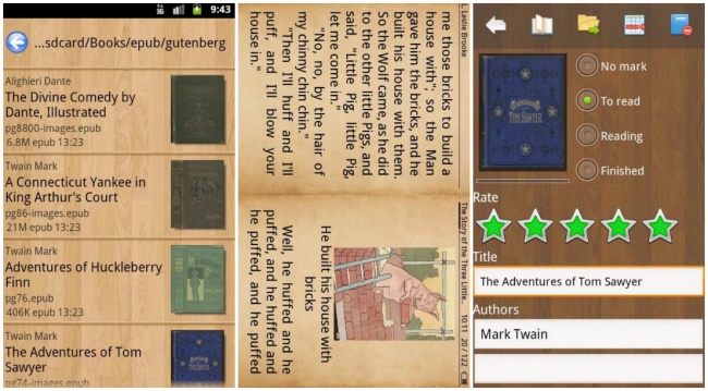 Lecteur Cool - Applications pour simplifier la vie Cool Reader - Приложения для упрощения жизни