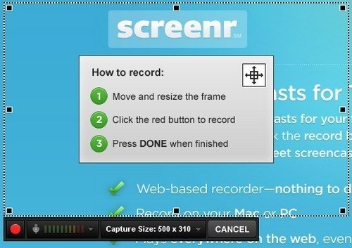 Screenr - la création de vidéos Screenr — создание видеороликов
