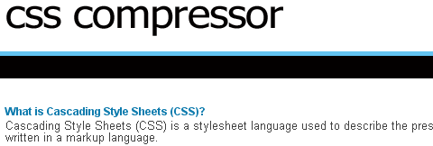 Les services en ligne pour compresser et optimiser le code CSS