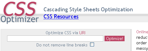 Les services en ligne pour compresser et optimiser le code CSS