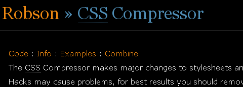 Les services en ligne pour compresser et optimiser le code CSS