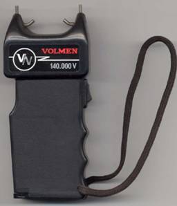 Vue de l'extérieur Taser.