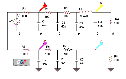 Circuit de filtrage pour les modems téléphoniques