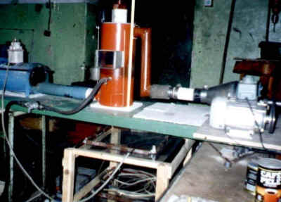 Le dispositif expérimental pour la combustion propre des boues d'hydrocarbures electroflame