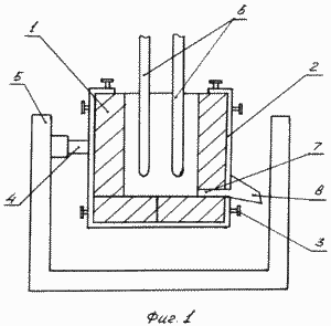 FOUR POUR MELTING électrothermique métaux précieux: or, argent, platine, .... Fédération de Russie Patent RU2095441