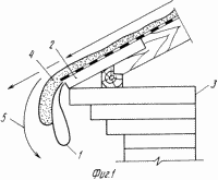 Invention. Dispositif pour enlever la neige et la glace de l'avant-toit du toit. Fédération de Russie Patent RU2044851